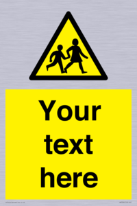 Custom Warning children Sign